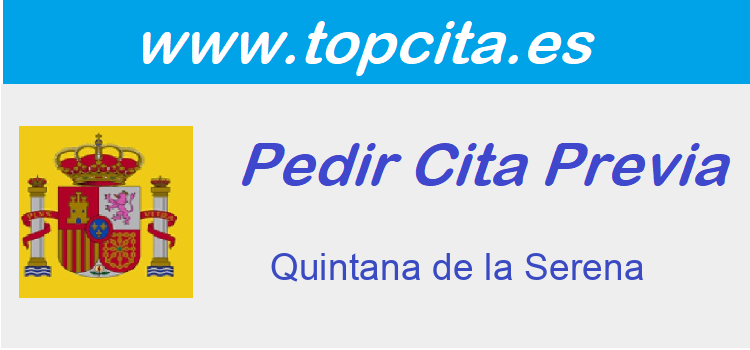 Cita Previa Extranjeria  Quintana de la Serena